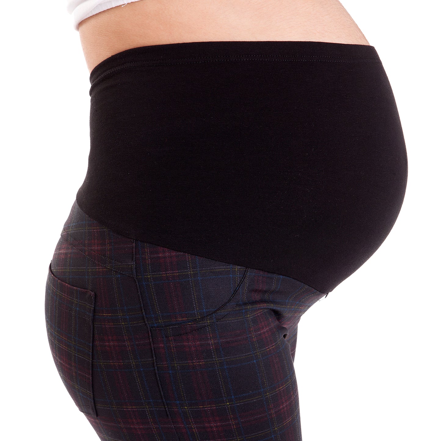 PANTALON AMBAR NEGRO / VINO